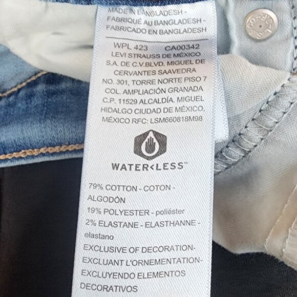 Denizen from Levi's Light Wash High-Rise Straight Jeans Size W32 L28 14 Short - Picture 7 of 15